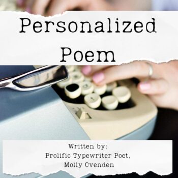 .Personalised Poem.